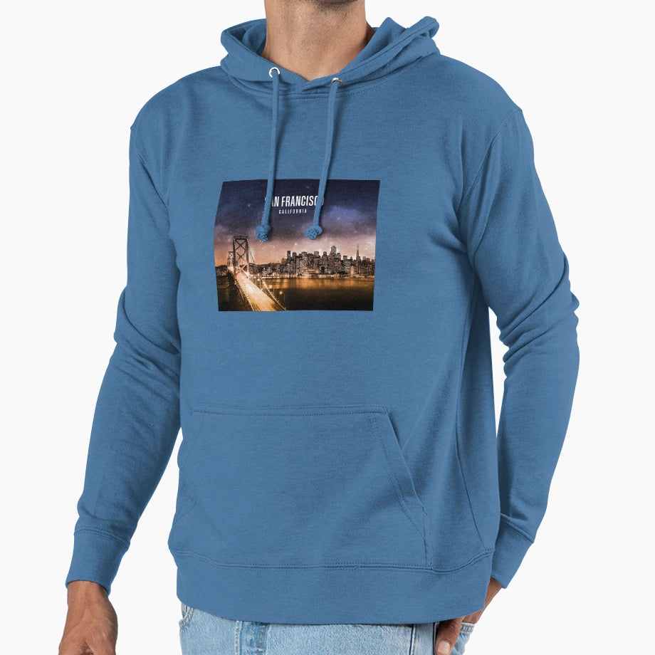San Francisco California Hoodie - Aesthetic Graphic Unisex - T-Shirt, Sweatshirt, Hoodie
