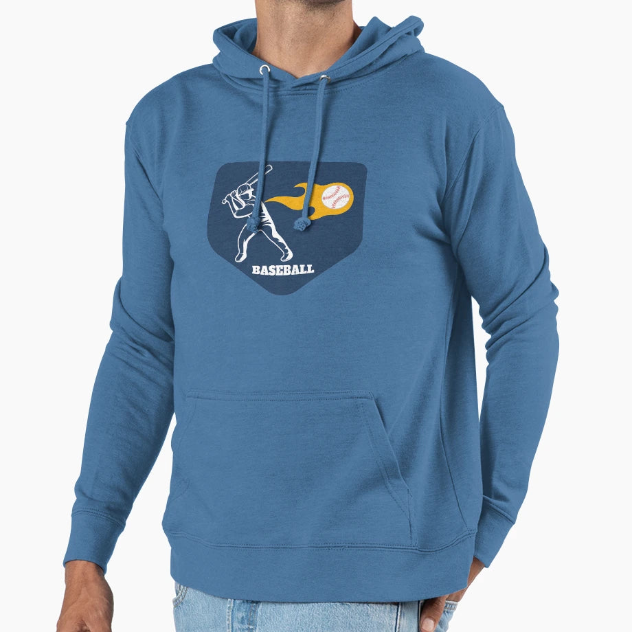Baseball Sport Hoodie - Casual Everyday Wear Unisex - T-Shirt, Sweatshirt, Hoodie