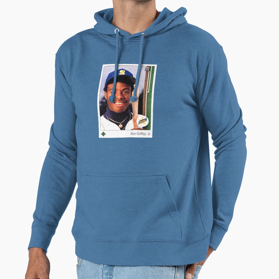 1989 Upper Deck Ken Griffey Jr Rookie Hoodie - Graphic Print Unisex - T-Shirt, Sweatshirt, Hoodie