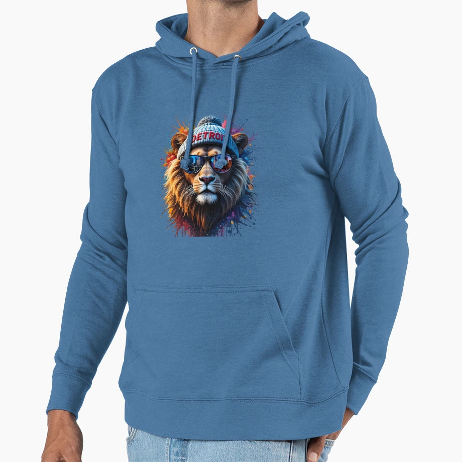 Detroit Hoodie - Custom Art Print Unisex - T-Shirt, Sweatshirt, Hoodie