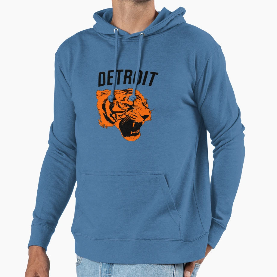 Detroit Tiger Hoodie - Trendy Graphic Unisex - T-Shirt, Sweatshirt, Hoodie