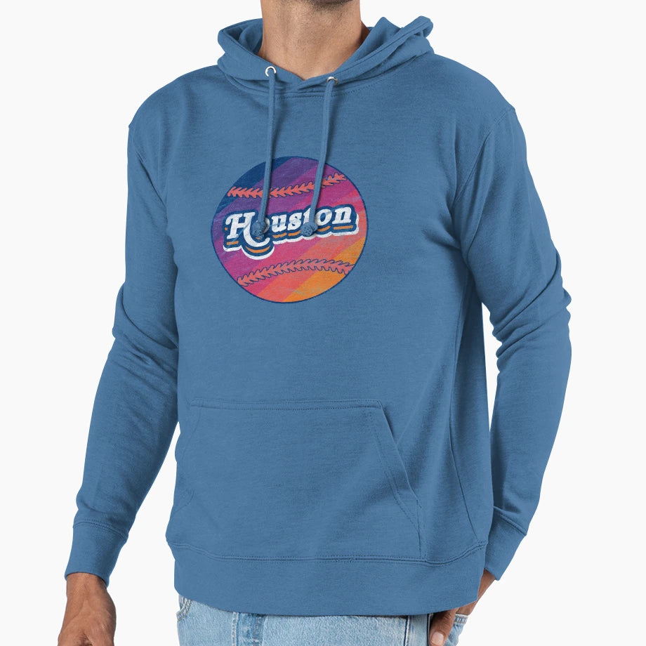 Houston Baseball Hoodie - Casual Everyday Wear for Adults - T-Shirt, Sweatshirt, Hoodie