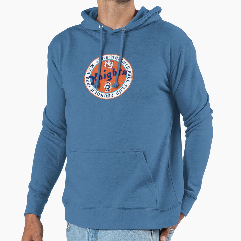 New York Knights Ball Club Seal Patch Hoodie - Streetwear Style Men Women - T-Shirt, Sweatshirt, Hoodie