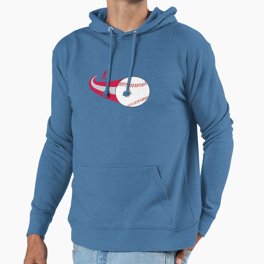 Los Angeles Home Run Comet Trail Hoodie - Unique Graphic Unisex - T-Shirt, Sweatshirt, Hoodie