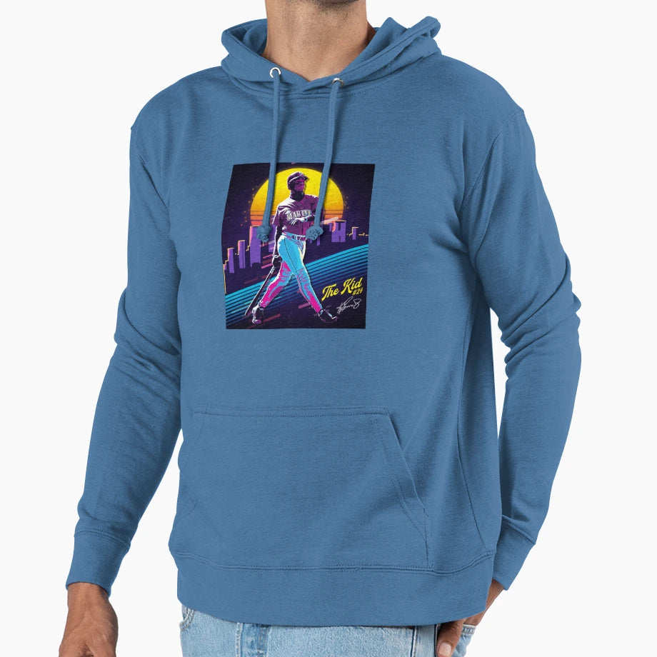 Ken Griffey Jr Basketball Legend Hoodie - Custom Art Print for Adults - T-Shirt, Sweatshirt, Hoodie