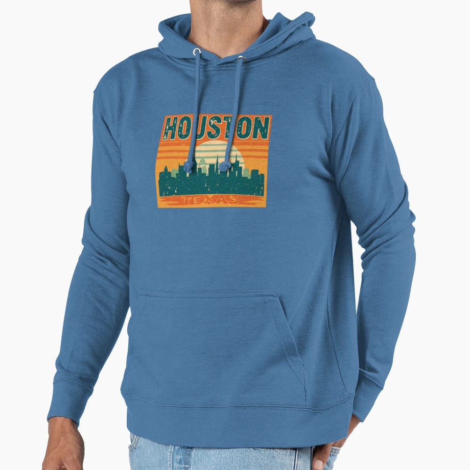 Houston Texas Hoodie - Graphic Print Unisex - T-Shirt, Sweatshirt, Hoodie