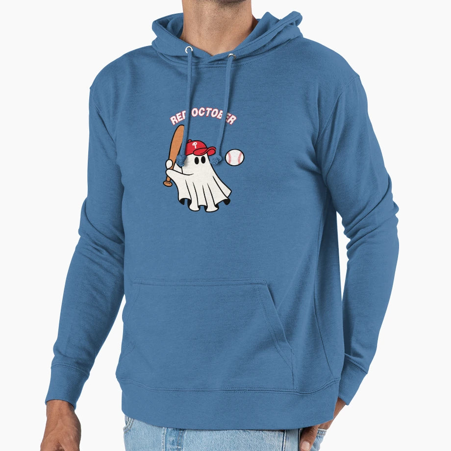 Red October Baseball Hoodie - Minimalist Print for Adults - T-Shirt, Sweatshirt, Hoodie