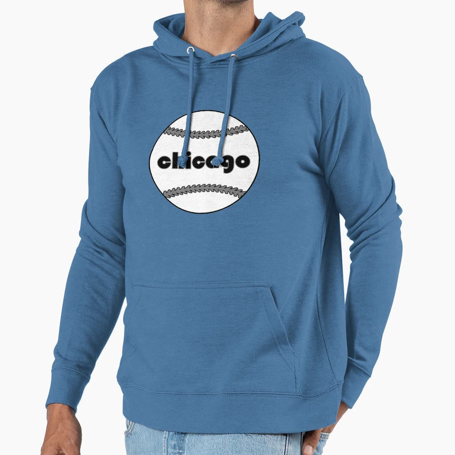 Southside Chicago Throwback Baseball Hoodie - Graphic Print Men Women - T-Shirt, Sweatshirt, Hoodie