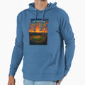 Golden Hour Fenway Park Boston Skyline Hoodie - Unique Graphic Men Women - T-Shirt, Sweatshirt, Hoodie
