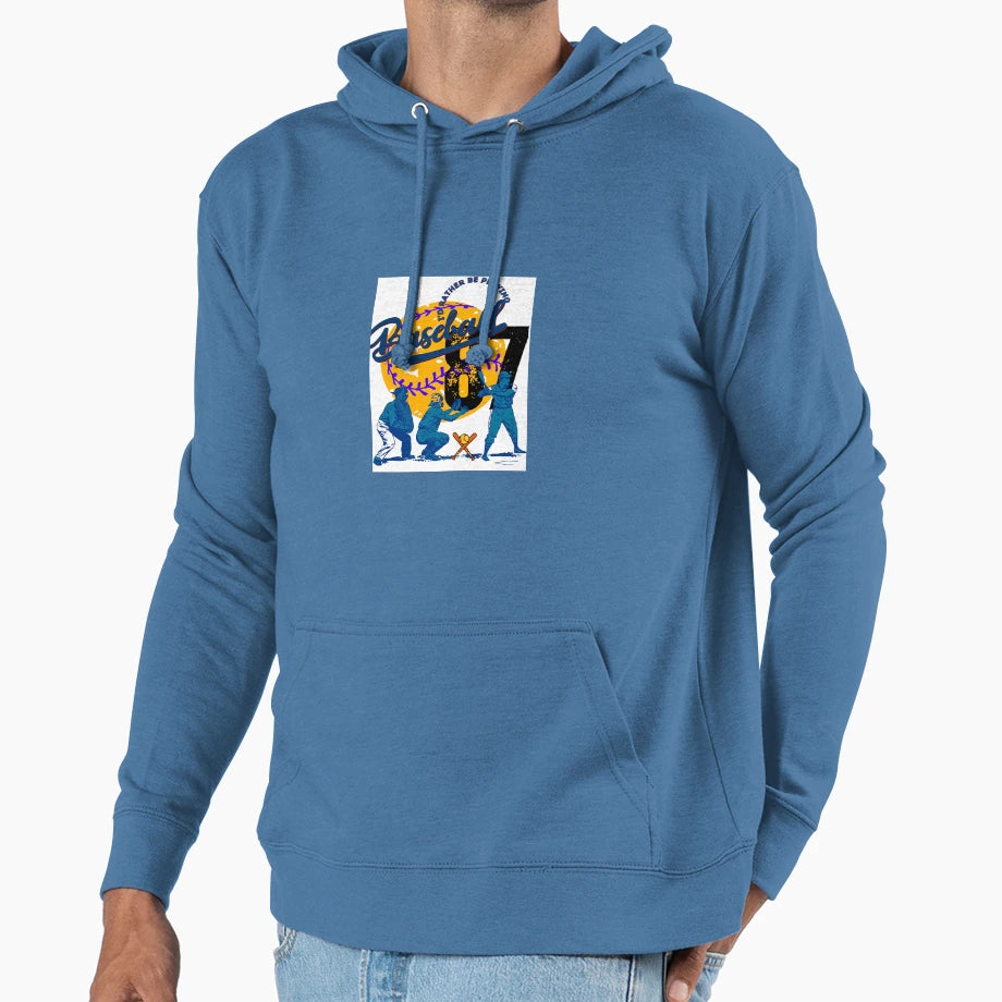 Baseball Hoodie - Trendy Graphic Unisex - T-Shirt, Sweatshirt, Hoodie
