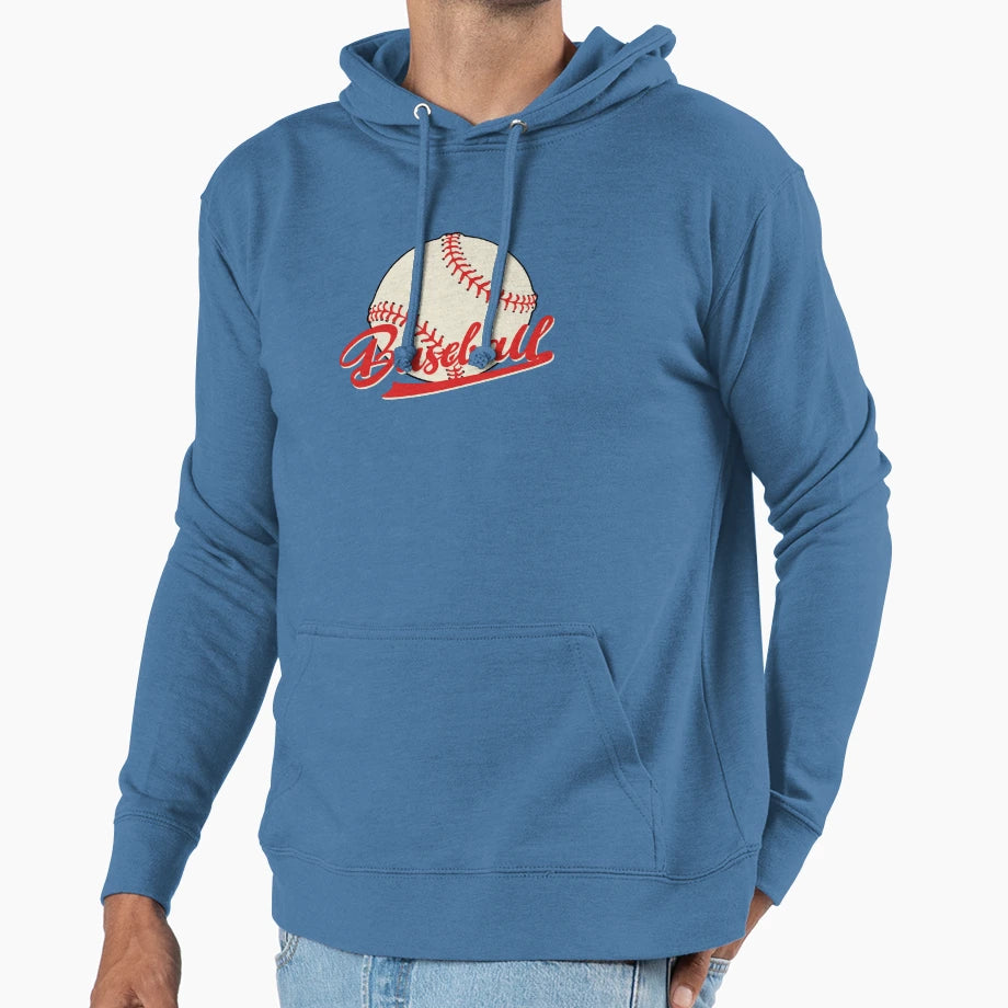 Baseball Hoodie - Custom Art Print Men Women - T-Shirt, Sweatshirt, Hoodie
