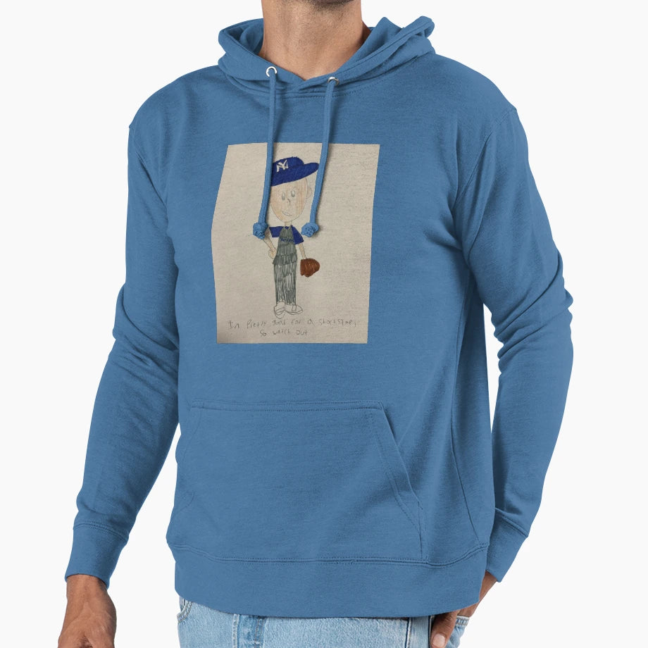 Derek Jeter Backyard Baseball Hoodie - Graphic Print Men Women - T-Shirt, Sweatshirt, Hoodie