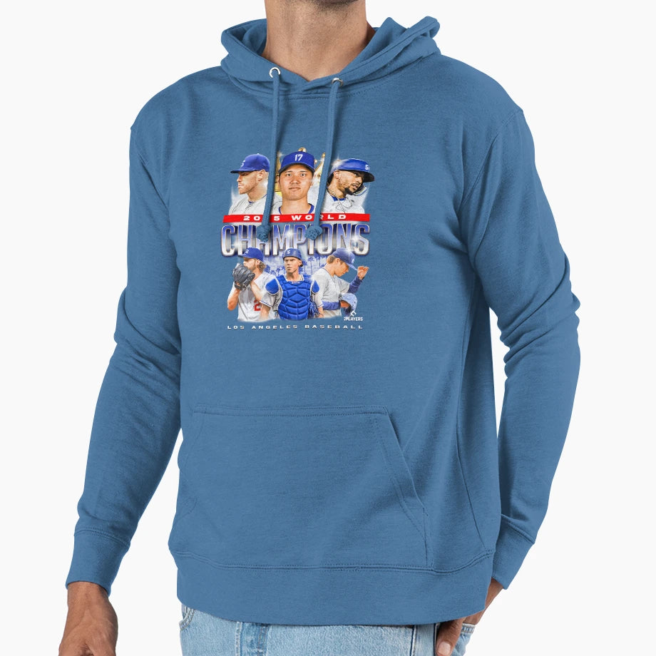 2025 World Champions Los Angeles La Hoodie - Custom Art Print for Adults - T-Shirt, Sweatshirt, Hoodie