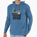 Houston 2026 Space Shuttle Football V12 T-Shirt - Trendy Graphic for Adults - T-Shirt, Sweatshirt, Hoodie