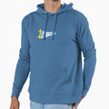 Los Angeles California Pennant Powder Blue Hoodie - Graphic Print Unisex - T-Shirt, Sweatshirt, Hoodie