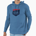 Usa Baseball Hoodie - Aesthetic Graphic Men Women - T-Shirt, Sweatshirt, Hoodie