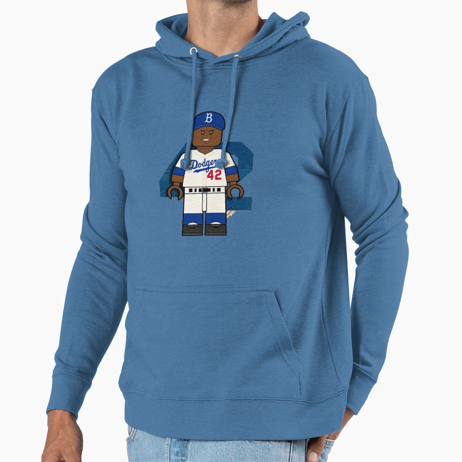 Jackie Robinson Hoodie - Unique Graphic Men Women - T-Shirt, Sweatshirt, Hoodie