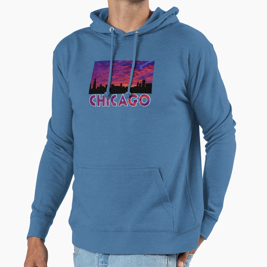 Chicago Hoodie - Unique Graphic Unisex - T-Shirt, Sweatshirt, Hoodie