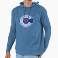 Chicago Wrigleyville Star Logo Emblem Hoodie - Aesthetic Graphic Unisex - T-Shirt, Sweatshirt, Hoodie