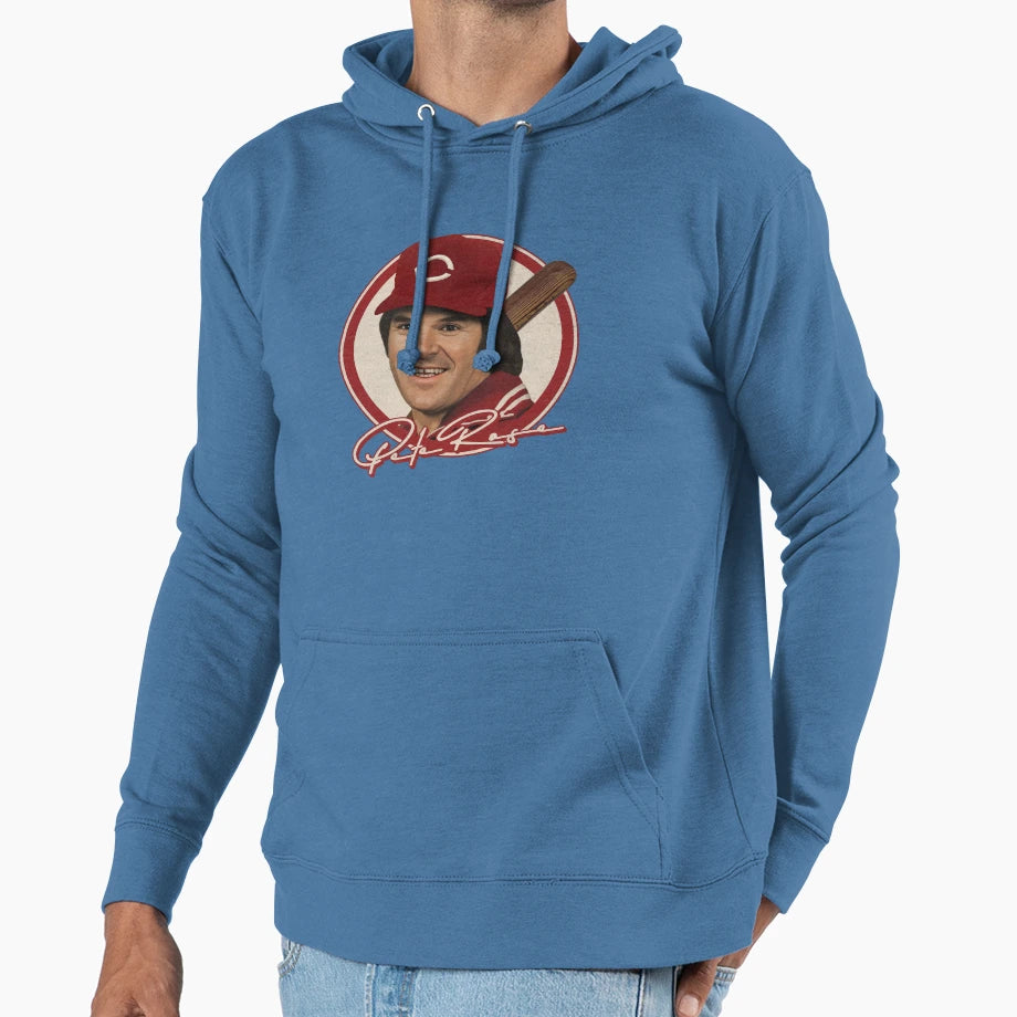 Pete Rose Hoodie - Custom Art Print Unisex - T-Shirt, Sweatshirt, Hoodie