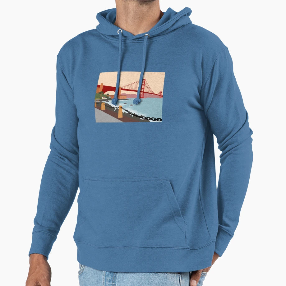 San Francisco City Hoodie - Trendy Graphic Men Women - T-Shirt, Sweatshirt, Hoodie
