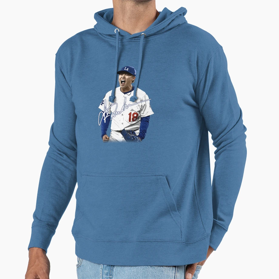 Yoshinobu Yamamoto Hoodie - Novelty Apparel for Adults - T-Shirt, Sweatshirt, Hoodie