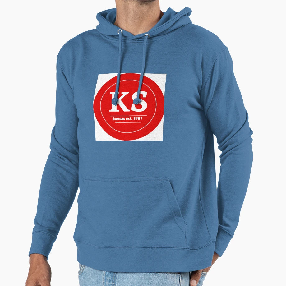 Kansas Est 1861 Hoodie - Novelty Apparel Unisex - T-Shirt, Sweatshirt, Hoodie