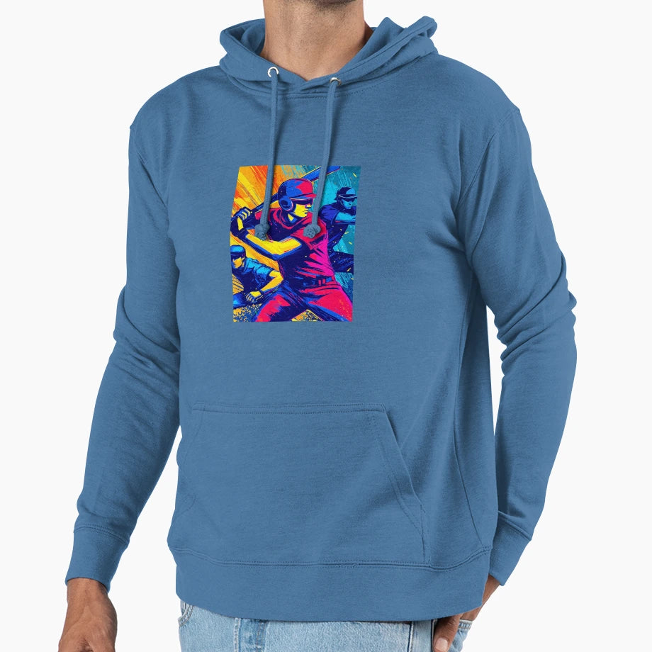 Baseball American Sport Hoodie - Unique Graphic for Adults - T-Shirt, Sweatshirt, Hoodie