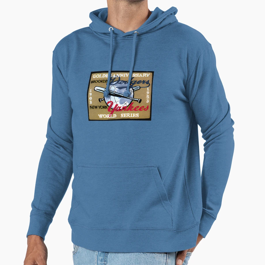 World Series Patch Hoodie - Minimalist Print Men Women - T-Shirt, Sweatshirt, Hoodie