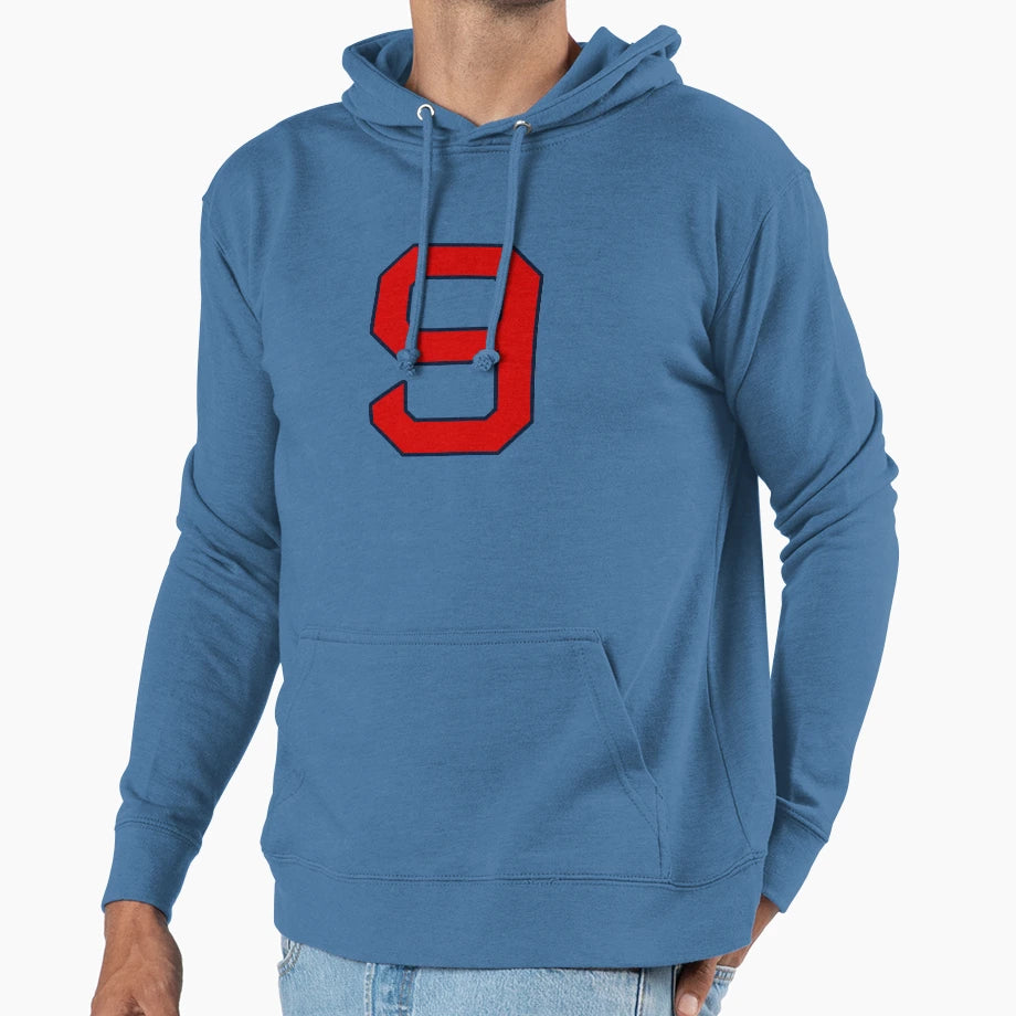 Number 9 Teddy Ballgame And T-Shirt - Custom Art Print Unisex - T-Shirt, Sweatshirt, Hoodie