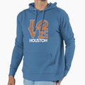 Love Houston City Map Houston 313 Hoodie - Custom Art Print for Adults - T-Shirt, Sweatshirt, Hoodie