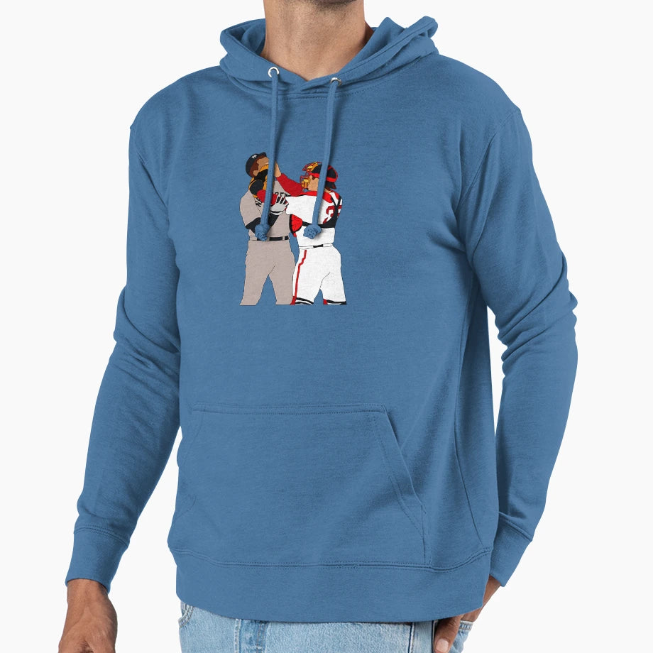 Jason Varitek Alex Rodriguez Brawl Hoodie - Casual Everyday Wear for Adults - T-Shirt, Sweatshirt, Hoodie