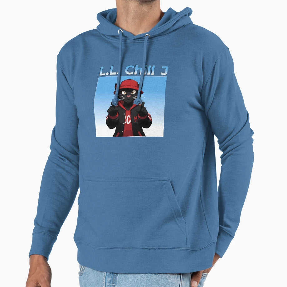 Ll Chill J Hoodie - Minimalist Print for Adults - T-Shirt, Sweatshirt, Hoodie