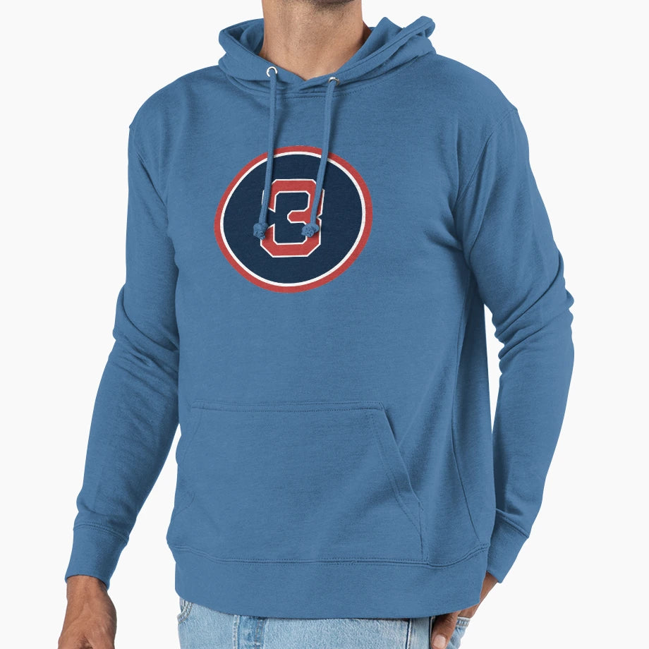 Jimmie Foxx 3 Jersey Number Hoodie - Casual Everyday Wear for Adults - T-Shirt, Sweatshirt, Hoodie