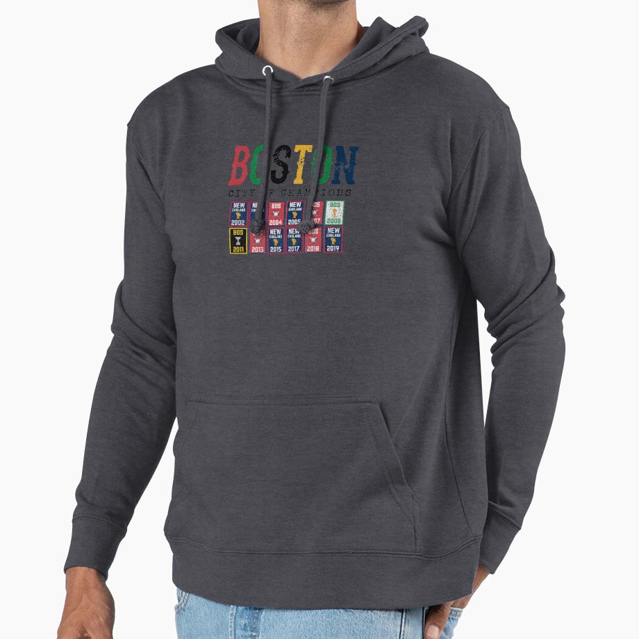 Fan Fenway Boston Baseball Boston City Hoodie - Novelty Apparel for Adults - T-Shirt, Sweatshirt, Hoodie