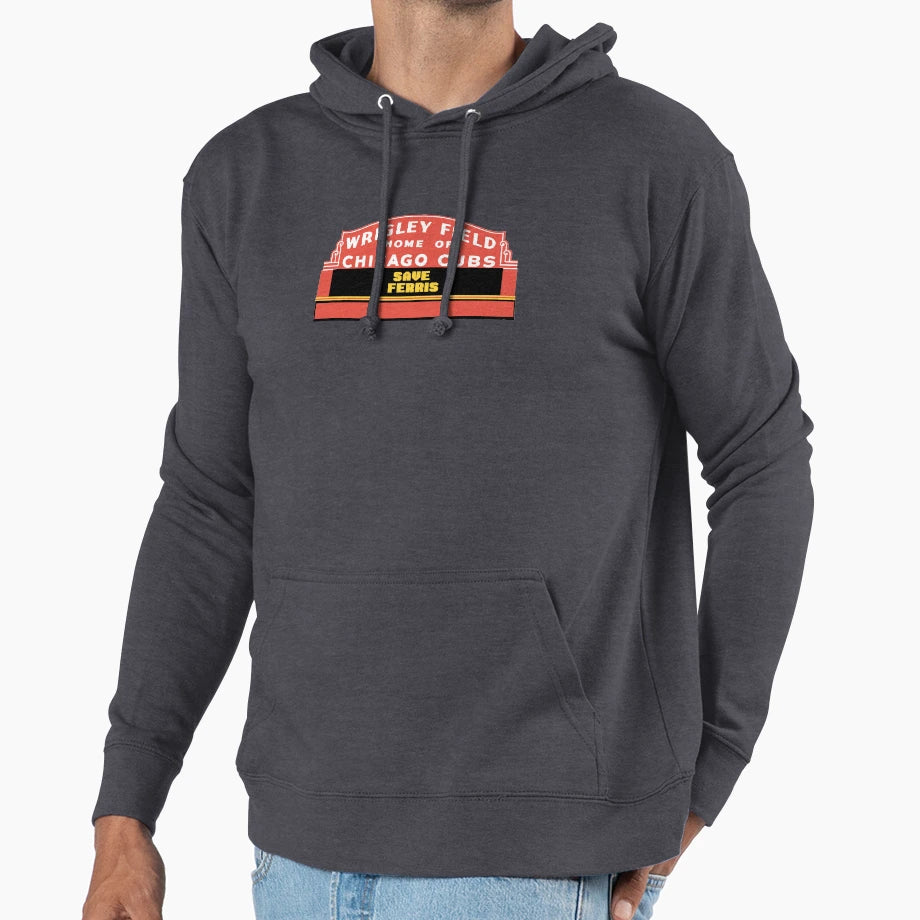 Save Ferris Wrigley Field Sign Hoodie - Unique Graphic Unisex - T-Shirt, Sweatshirt, Hoodie