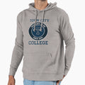 Torn College Logo Hoodie - Novelty Apparel Unisex - T-Shirt, Sweatshirt, Hoodie