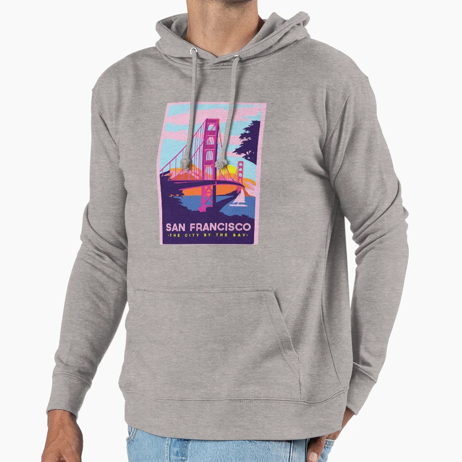 San Francisco Hoodie - Custom Art Print Men Women - T-Shirt, Sweatshirt, Hoodie