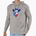 Texan Bandit Taxas Flag Bandana Mascot Hoodie - Novelty Apparel Unisex - T-Shirt, Sweatshirt, Hoodie