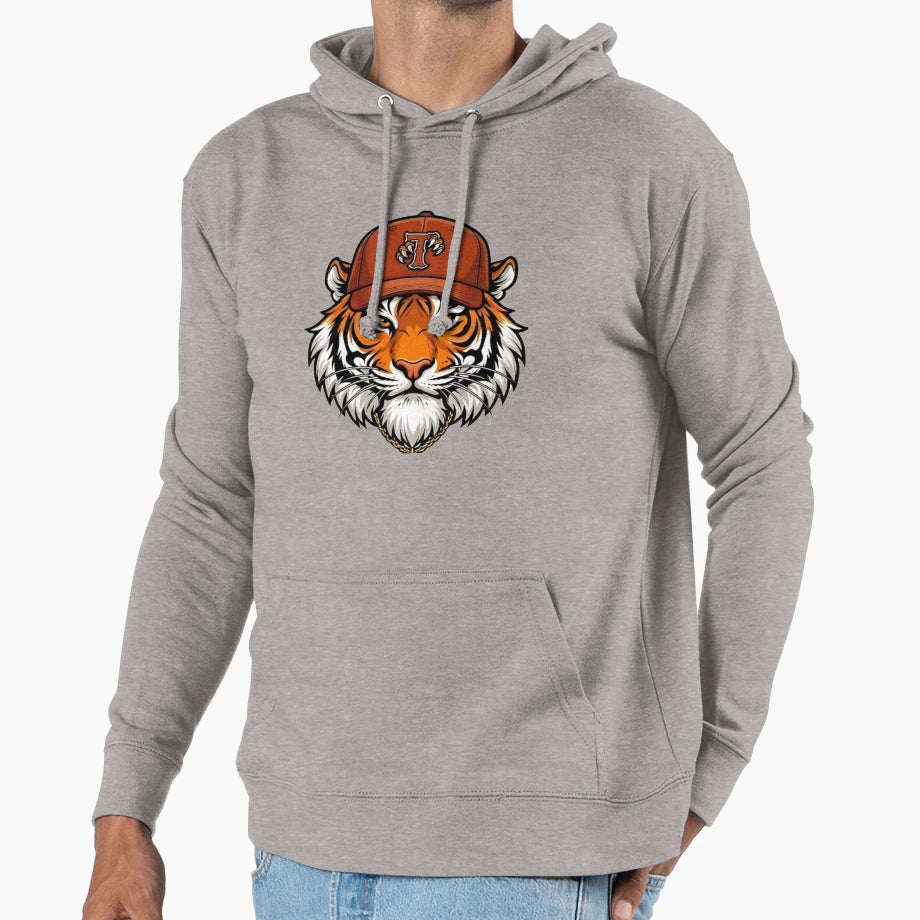 Tiger Baseball Family Gift Hoodie - Trendy Graphic Men Women - T-Shirt, Sweatshirt, Hoodie