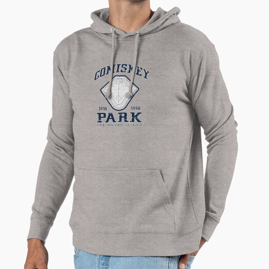 Comiskey Park Hoodie - Minimalist Print Men Women - T-Shirt, Sweatshirt, Hoodie