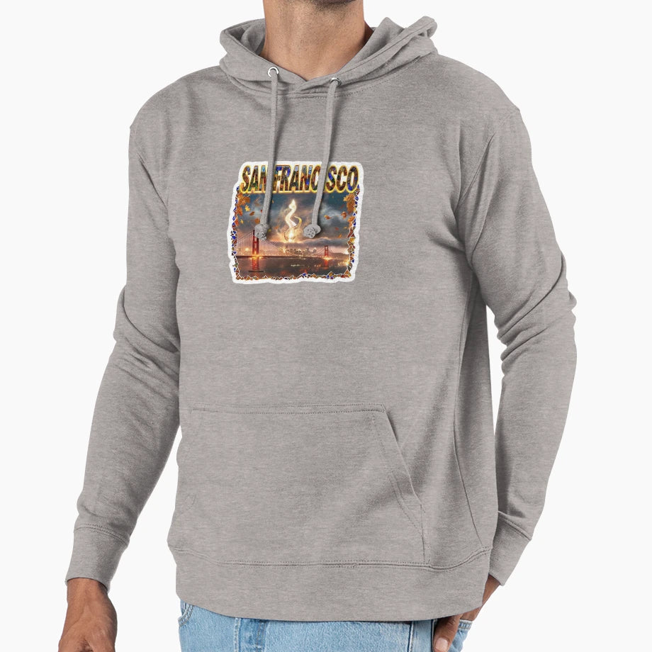San Francisco Mystic Glow Reloaded Gift Hoodie - Trendy Graphic Unisex - T-Shirt, Sweatshirt, Hoodie