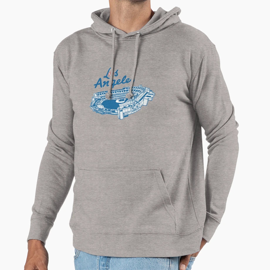 Los Angeles Stadium Hoodie - Novelty Apparel for Adults - T-Shirt, Sweatshirt, Hoodie