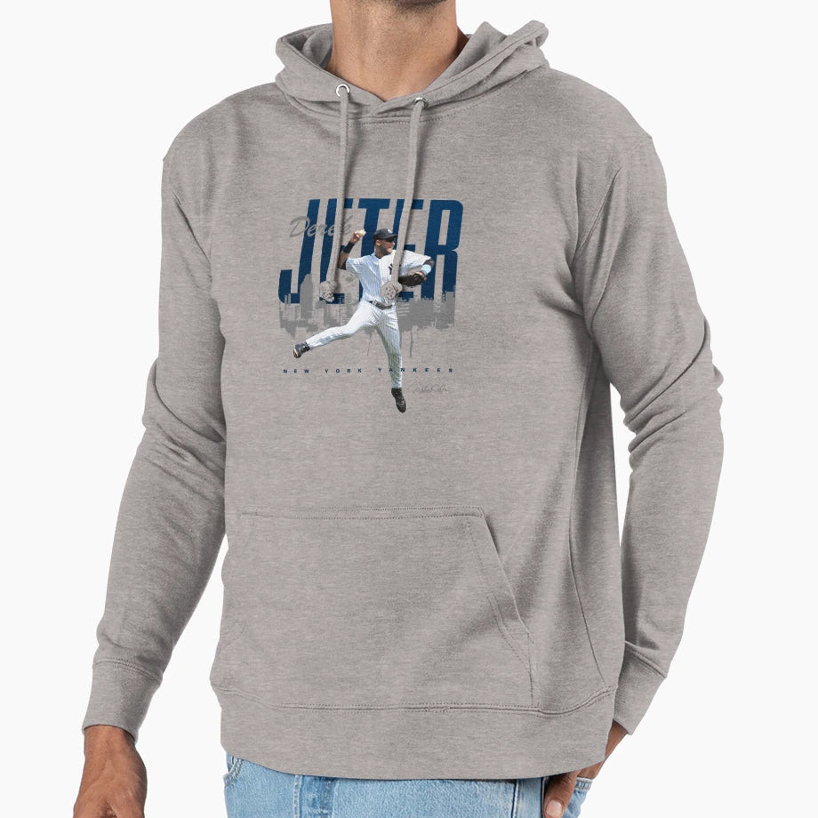 Derek Jeter Jump Throw Hoodie - Graphic Print Men Women - T-Shirt, Sweatshirt, Hoodie