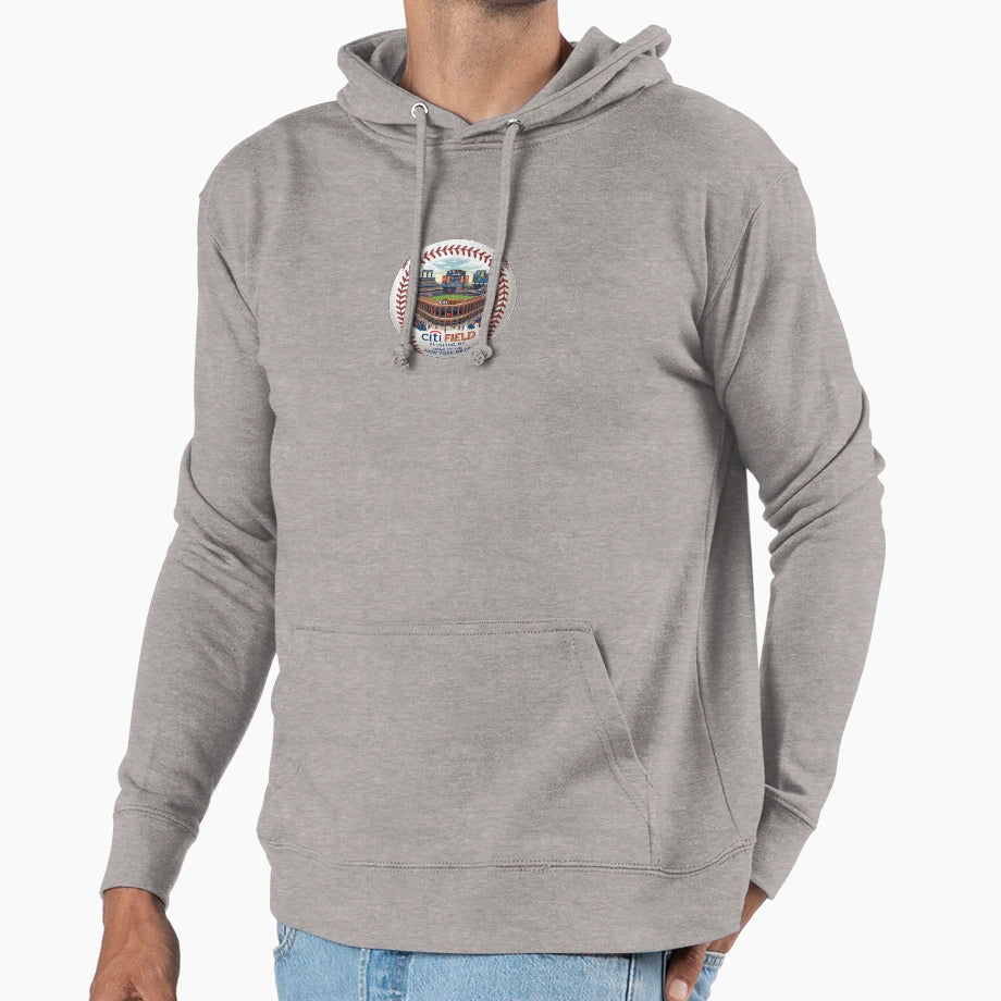 Citi Field Hoodie - Minimalist Print for Adults - T-Shirt, Sweatshirt, Hoodie
