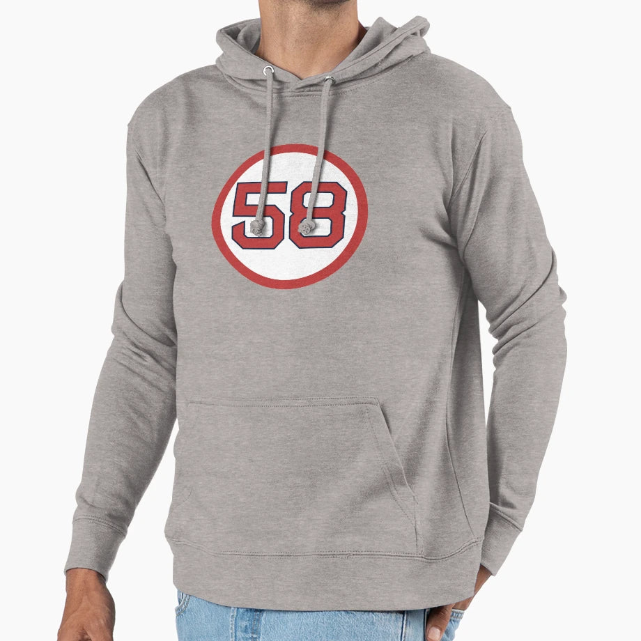 Jonathan Papelbon 58 Jersey Number Hoodie - Trendy Graphic Men Women - T-Shirt, Sweatshirt, Hoodie