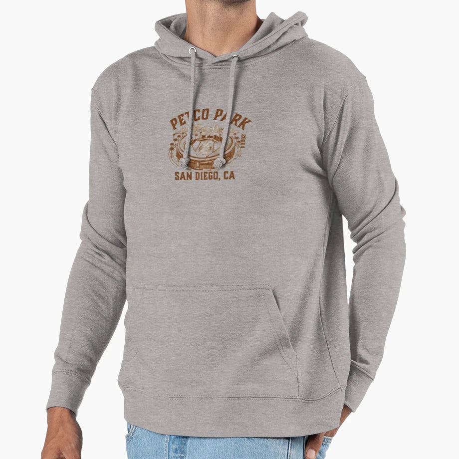 Stadium San Diego Padres Baseball Petco Hoodie - Trendy Graphic for Adults - T-Shirt, Sweatshirt, Hoodie
