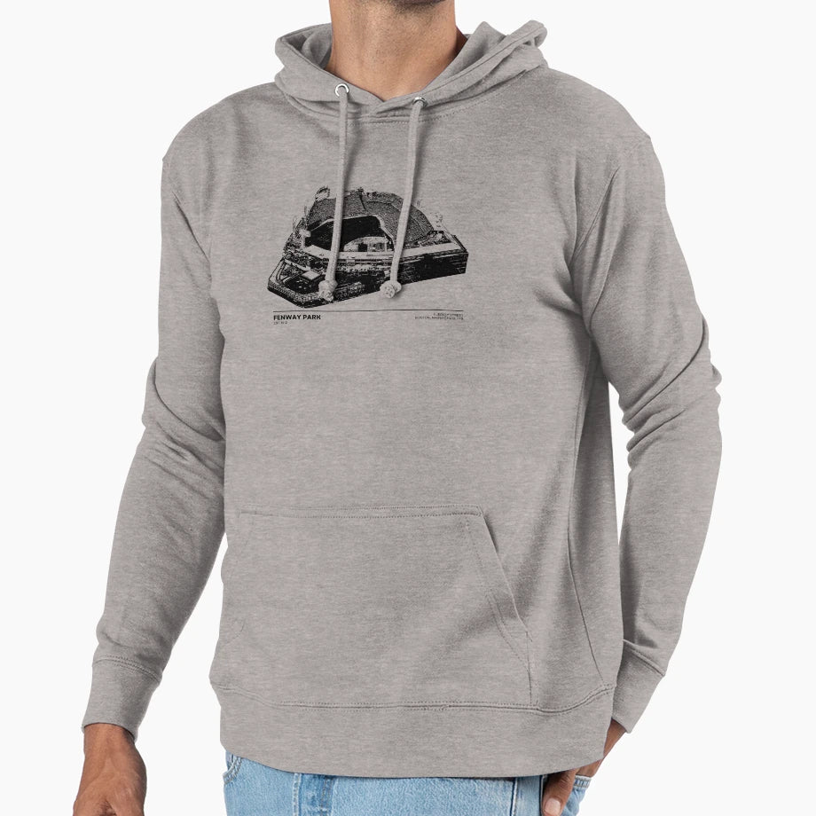 Fenway Park Hoodie - Novelty Apparel for Adults - T-Shirt, Sweatshirt, Hoodie