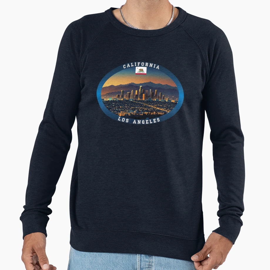 Los Angeles California Travel Sweatshirt - Graphic Print Men Women - T-Shirt, Sweatshirt, Hoodie
