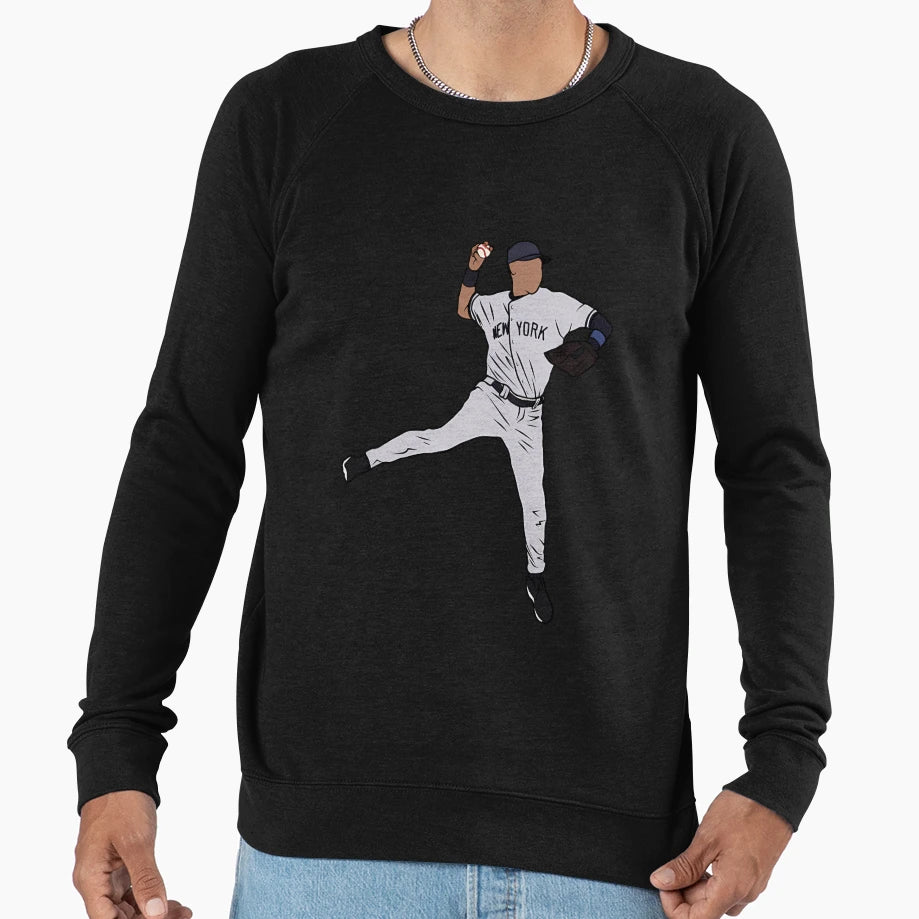 Derek Jeter Jump Throw Sweatshirt - Trendy Graphic Unisex - T-Shirt, Sweatshirt, Hoodie